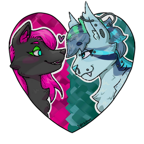 Valentine's heart sticker Valentine's heart sticker